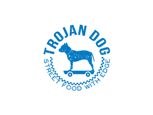 Trojan Dog - Street food with edge | Logo Design by Hoopoe
