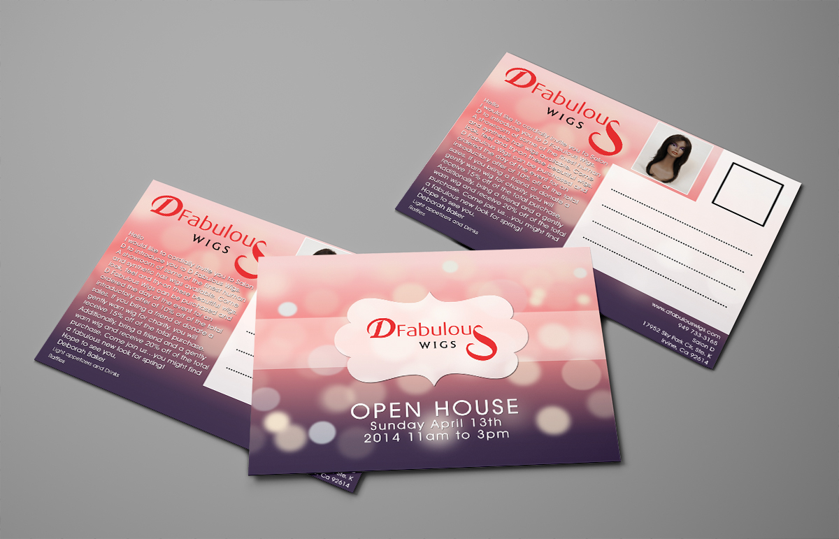 Postcard Design by FutureDesigne for Salon D | Design #3398917