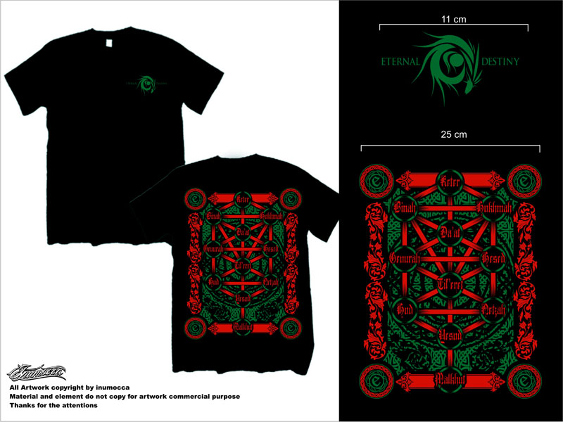 T-shirt Design by inumocca for eternal destiny  | Design #845790