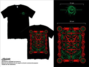 T-shirt Design by inumocca for eternal destiny  | Design: #845790