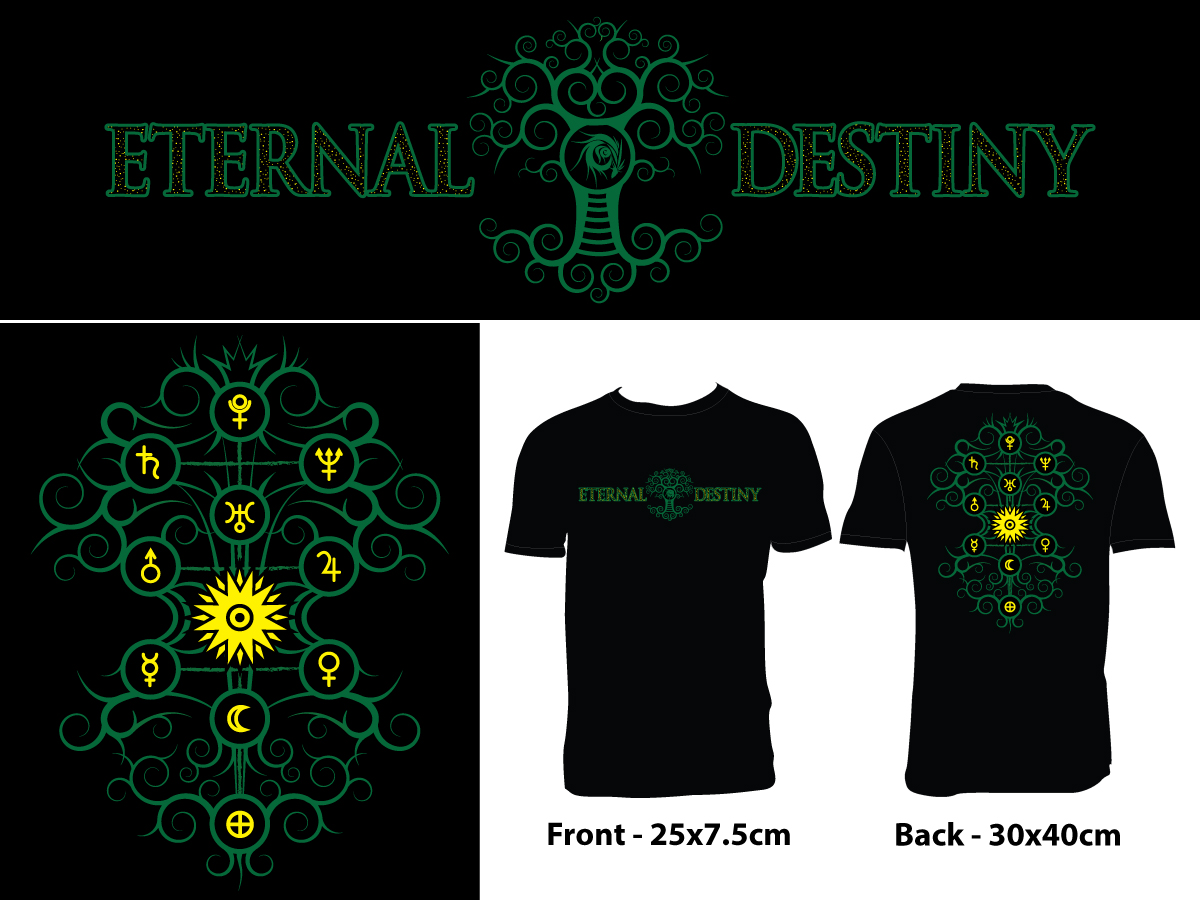 Design de T-shirt par P.O.Design pour eternal destiny  | Design #870595