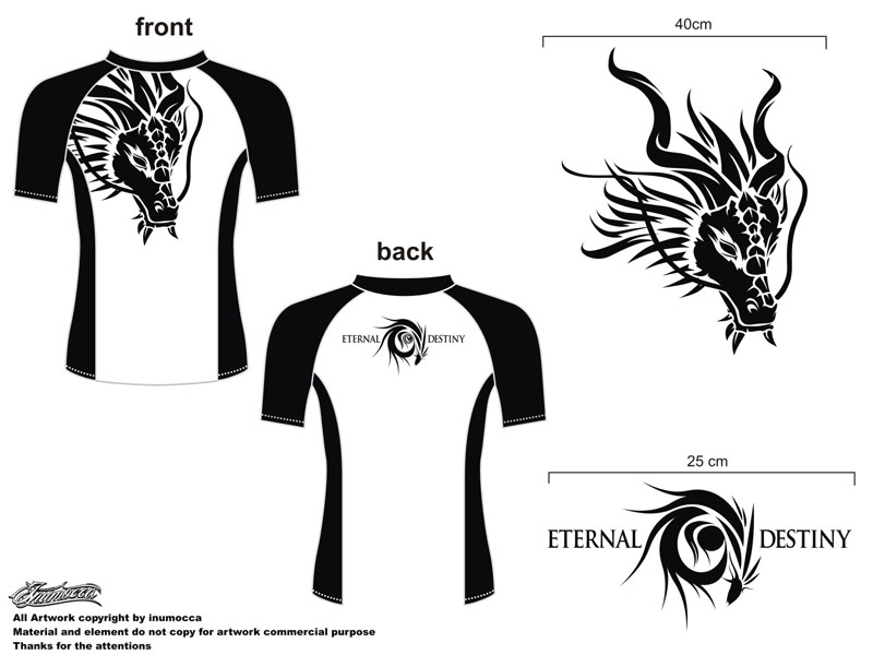 T-shirt Design by inumocca for eternal destiny  | Design #844486