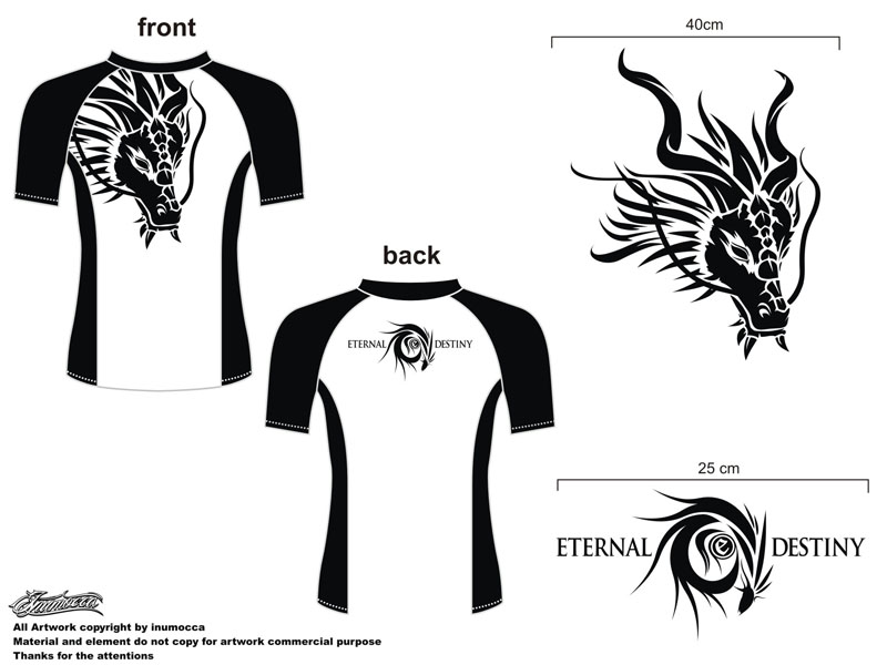T-shirt Design by inumocca for eternal destiny  | Design #844492