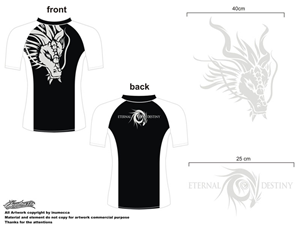 T-shirt Design by inumocca for eternal destiny  | Design #844493