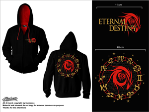 T-shirt Design by inumocca for eternal destiny  | Design #844580