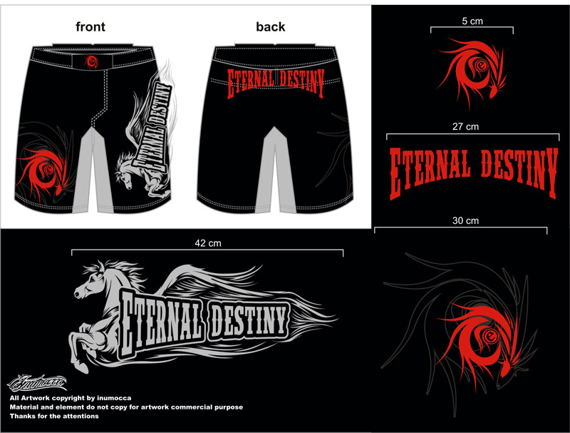 T-shirt Design by inumocca for eternal destiny  | Design #844483