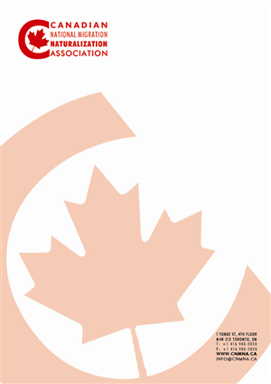 Design de Logo par Mustafa Ozcan pour Canadian National Migration and Naturalization Association | Design #103264