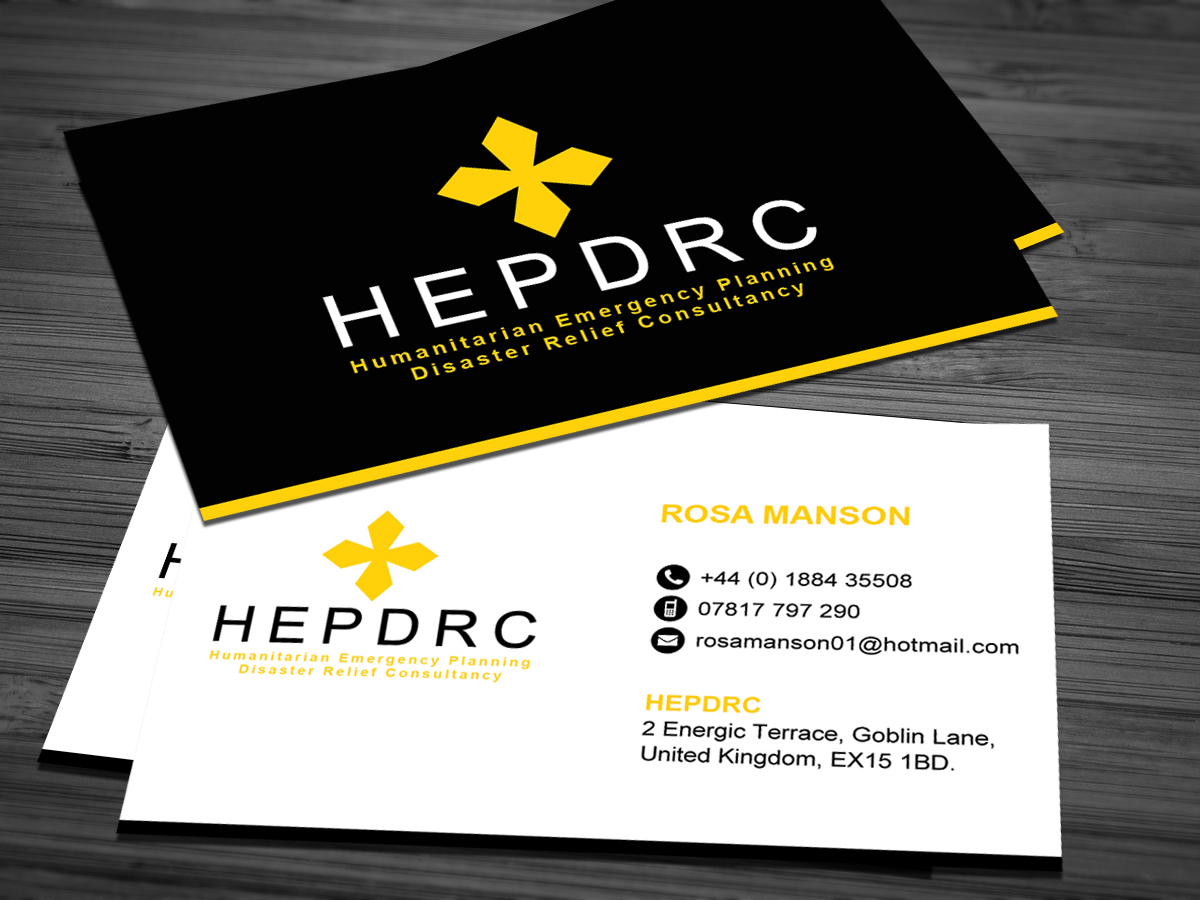 Business Card Design by Sarah Haroon for this project | Design #3369298