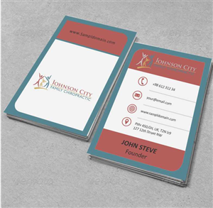 Business Card Design by AwsomeD for Johnson City Family Chiropractic | Design: #3371431