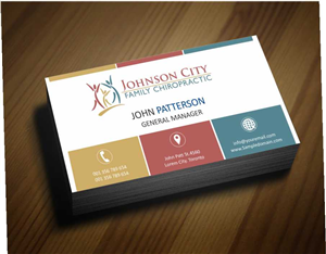 Business Card Design by AwsomeD for Johnson City Family Chiropractic | Design: #3371432