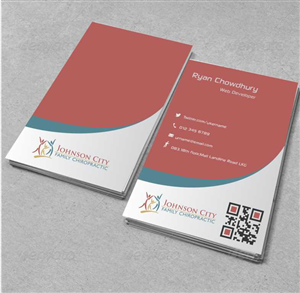 Business Card Design by AwsomeD for Johnson City Family Chiropractic | Design: #3371434