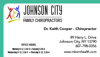 Business Card Design by mpepe for Johnson City Family Chiropractic | Design #3368411
