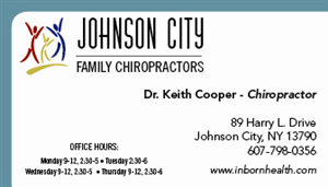 Business Card Design by mpepe for Johnson City Family Chiropractic | Design: #3368411