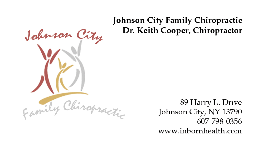 Business Card Design by PrettyKittyDesigns for Johnson City Family Chiropractic | Design #3401379