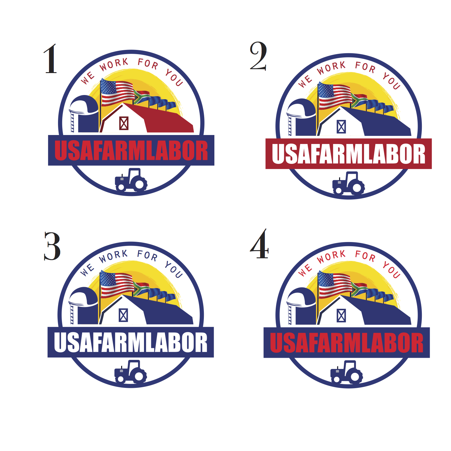 Logo Design by sam's design for USAFARMLABOR | Design #3445042