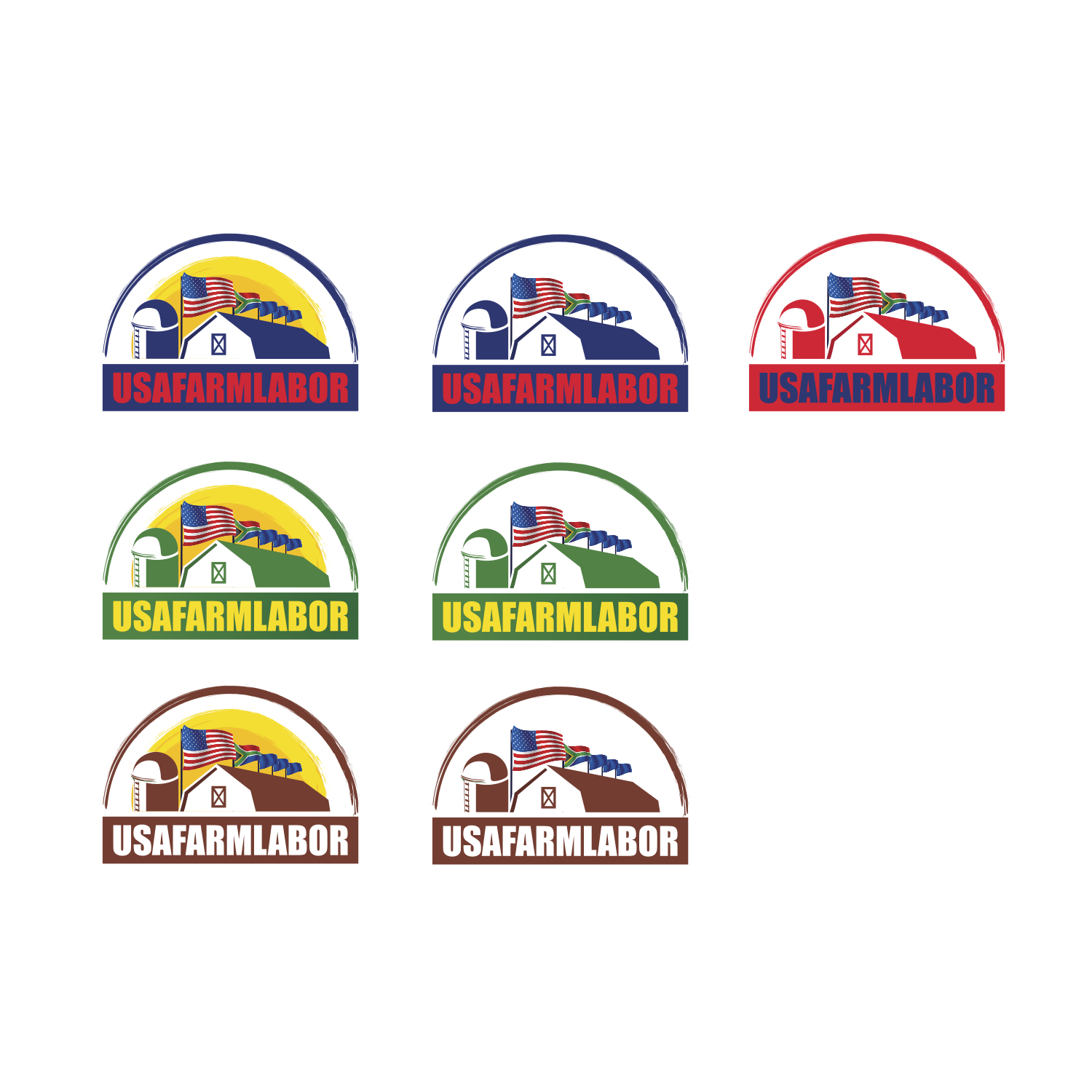 Logo Design by sam's design for USAFARMLABOR | Design #3494602