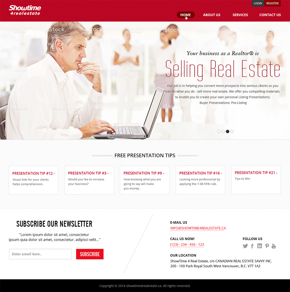 Web Design by Mayank Patel for Dundarave Technologies Inc. | Design #3397507
