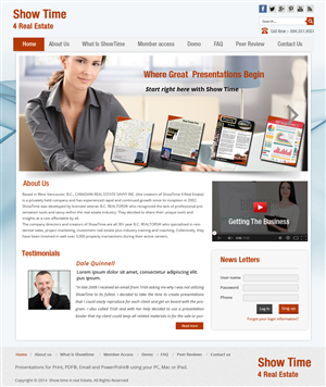 Web Design by Creative Usha for Dundarave Technologies Inc. | Design #3393459