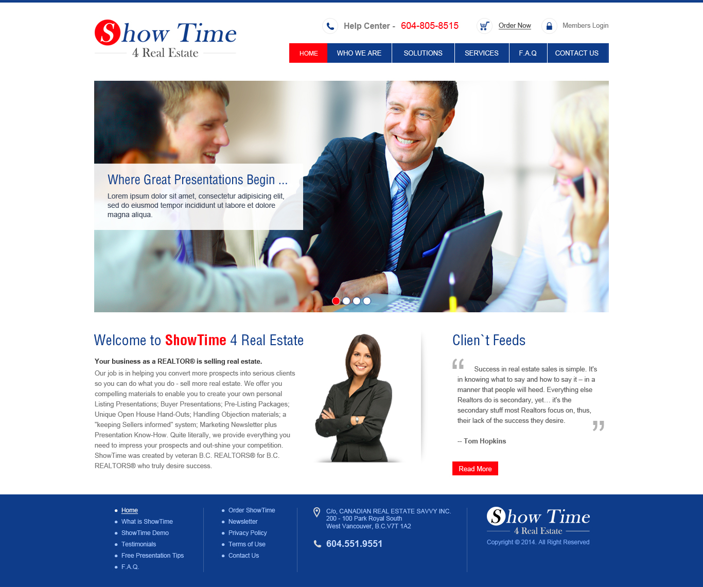 Web Design by Roy for Dundarave Technologies Inc. | Design #3495773