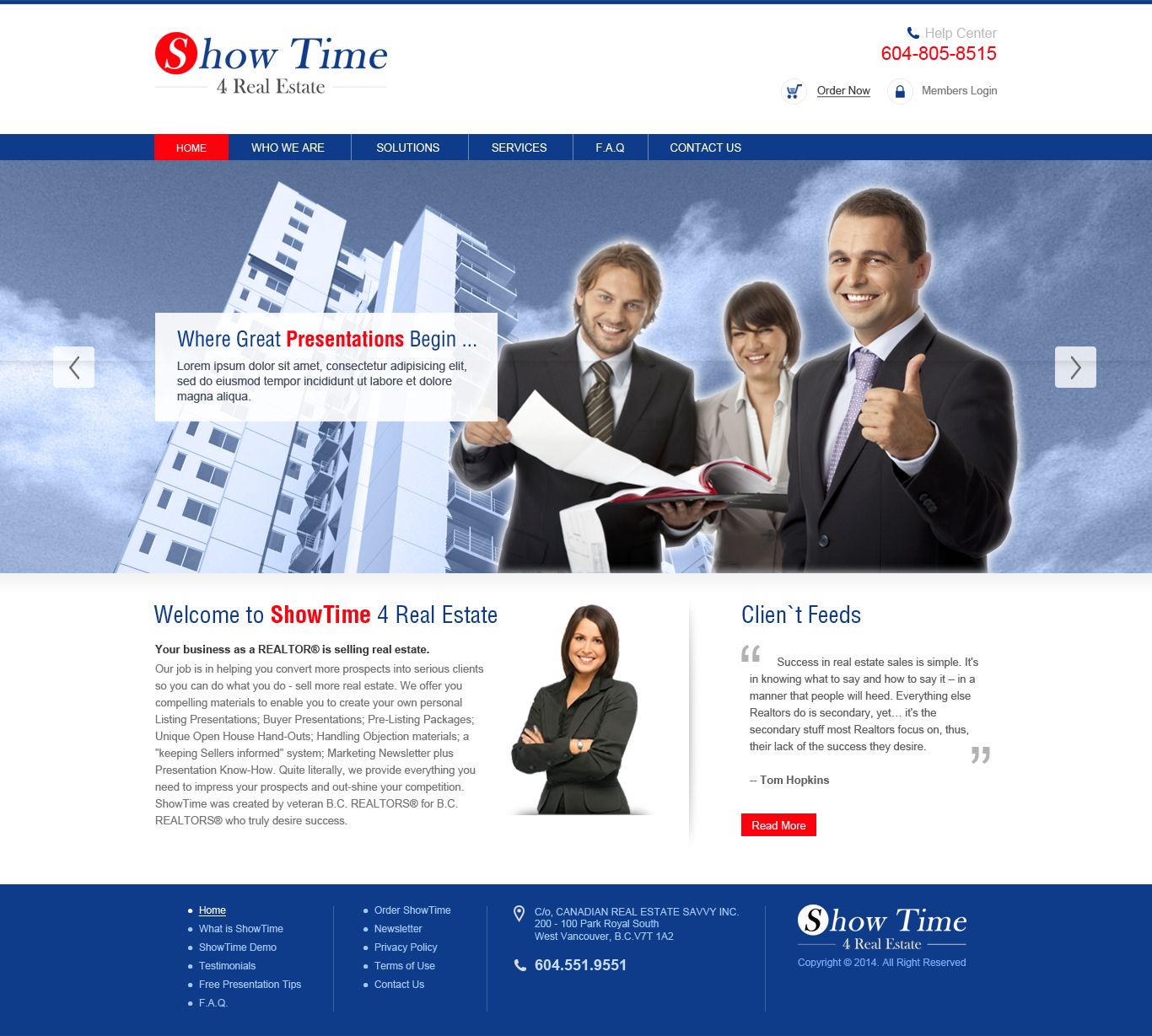 Web Design by Roy for Dundarave Technologies Inc. | Design #3496320