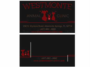 Business Card Design by prabir for Westmonte Animal Clinic | Design: #3388498