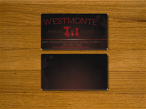 Design de Carte de Visite par prabir pour Westmonte Animal Clinic | Design #3400414