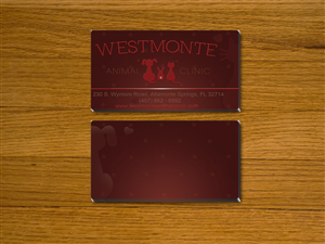 Business Card Design by prabir for Westmonte Animal Clinic | Design: #3415088