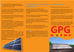 Diseño de Flyer por Nadia Du plessis para GPG Solar | Diseño: #84538