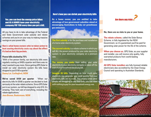 Diseño de Flyer por achanta advertising para GPG Solar | Diseño: #81648
