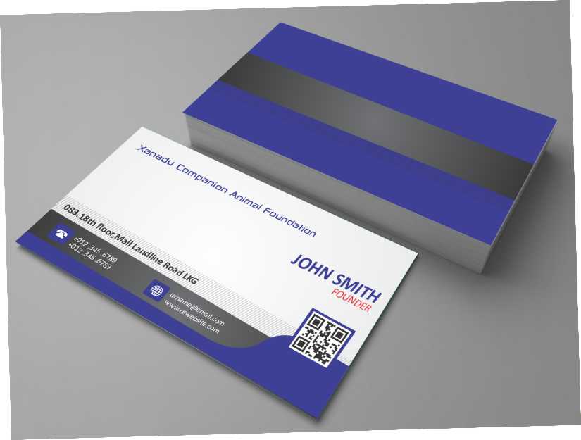 Business Card Design by AwsomeD for Xanadu Companion Animal Foundation | Design #3371395