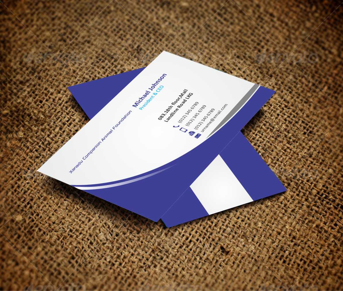 Business Card Design by AwsomeD for Xanadu Companion Animal Foundation | Design #3371399