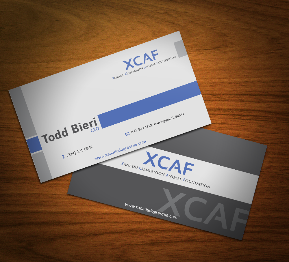 Business Card Design by hesanhasan for Xanadu Companion Animal Foundation | Design #3406021