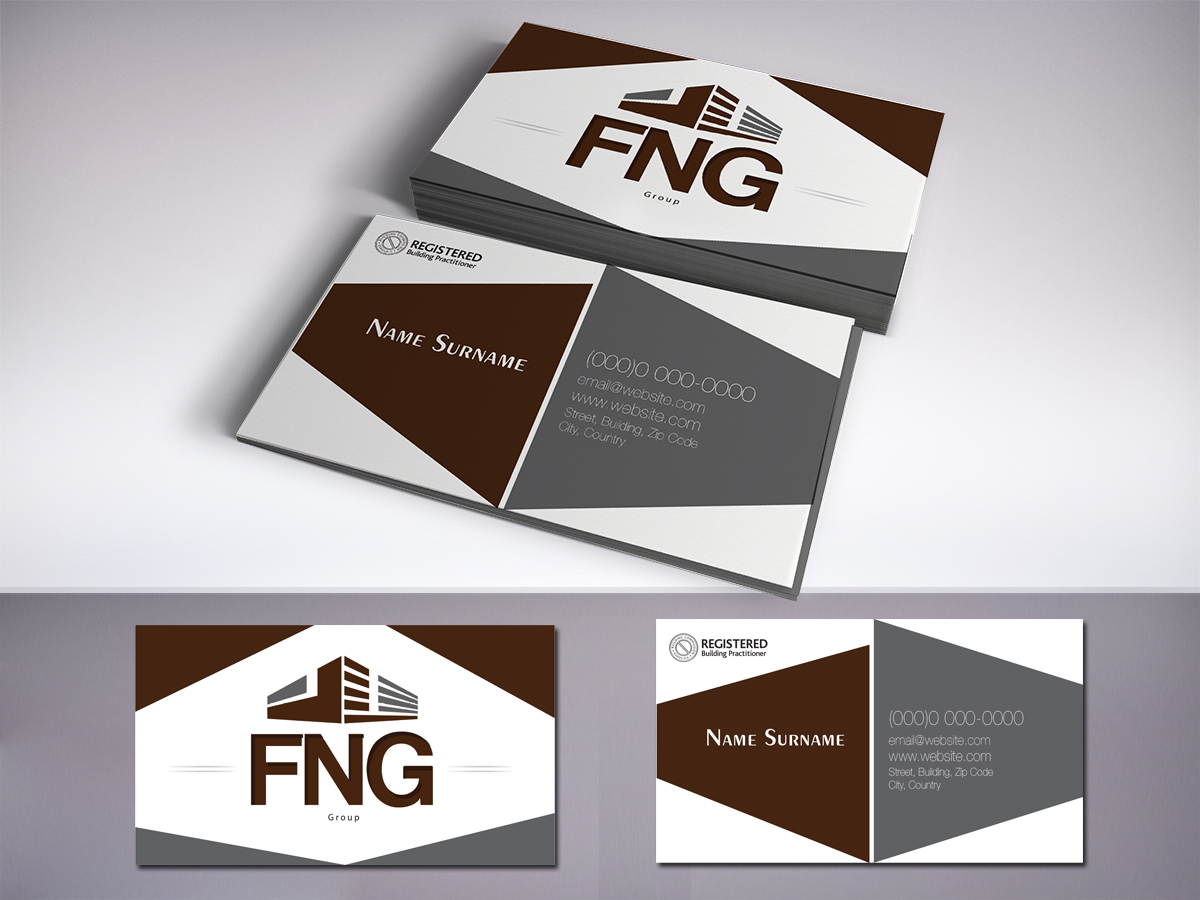 Diseño de Tarjeta de Presentación por LR Design para FNG GROUP P/L | Diseño #3408099