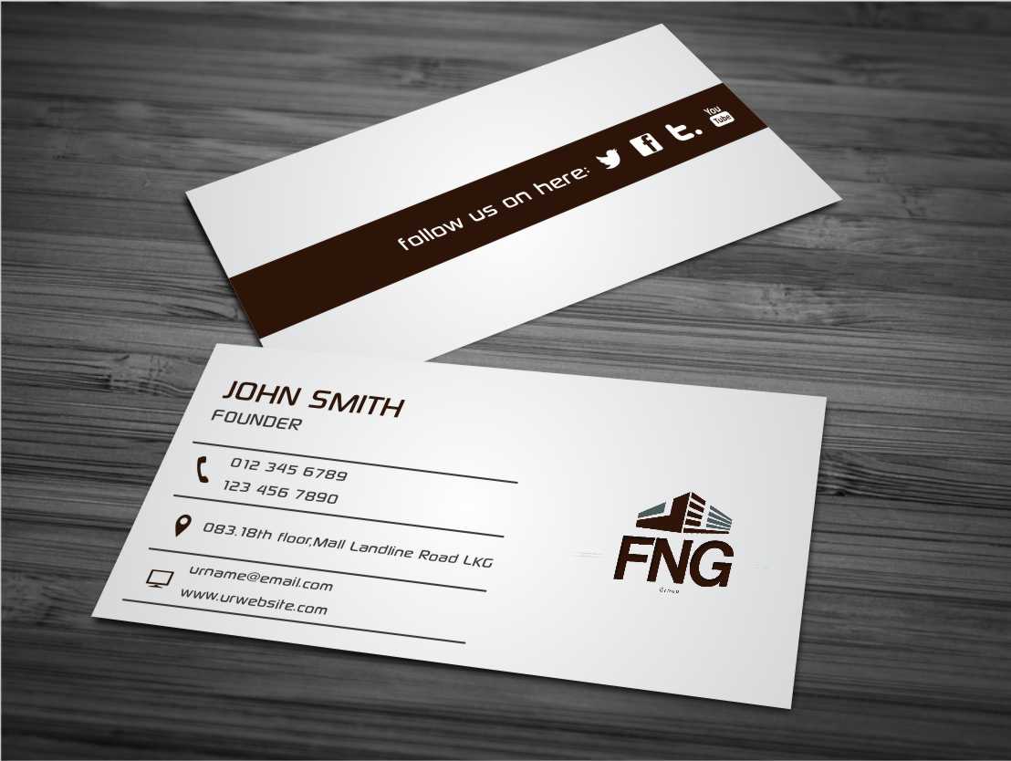 Business Card Design by AwsomeD for FNG GROUP P/L | Design #3388113