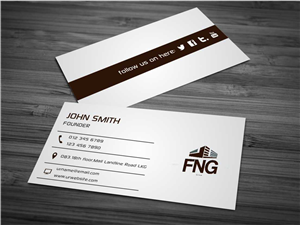 Diseño de Tarjeta de Presentación por AwsomeD para FNG GROUP P/L | Diseño: #3388113