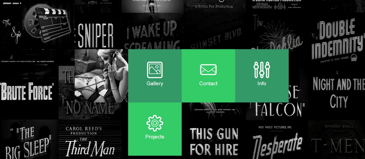 Wordpress Design by SeXtreme for Black & White Films | Design #3433192