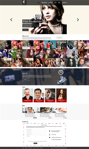 Wordpress Design by Creative Usha for Black & White Films | Design #3380195