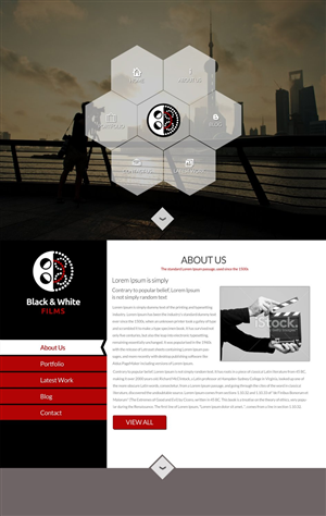 Wordpress Design by TechWise for Black & White Films | Design #3391912
