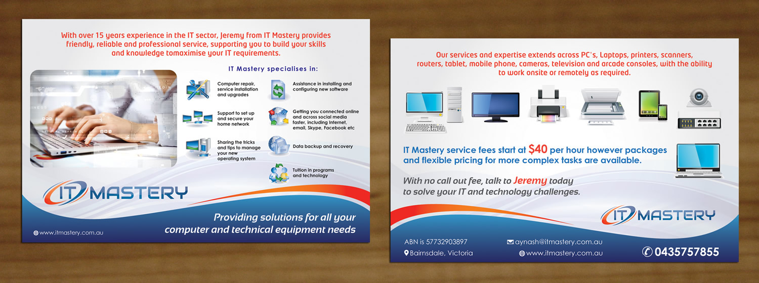 Flyer-Design von Sbss für IT Mastery | Design #3413653