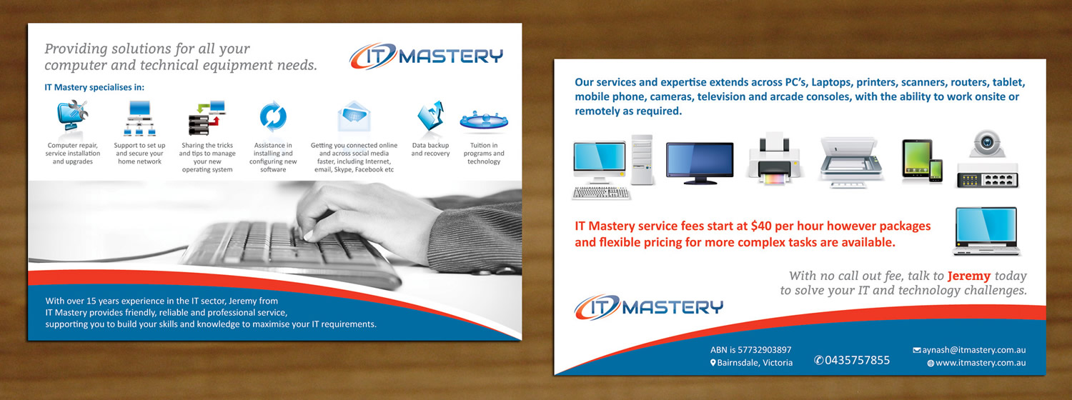Flyer Design by Sbss for IT Mastery | Design #3417728