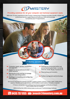Design de Flyer par ESolz Technologies pour IT Mastery | Design #3395068