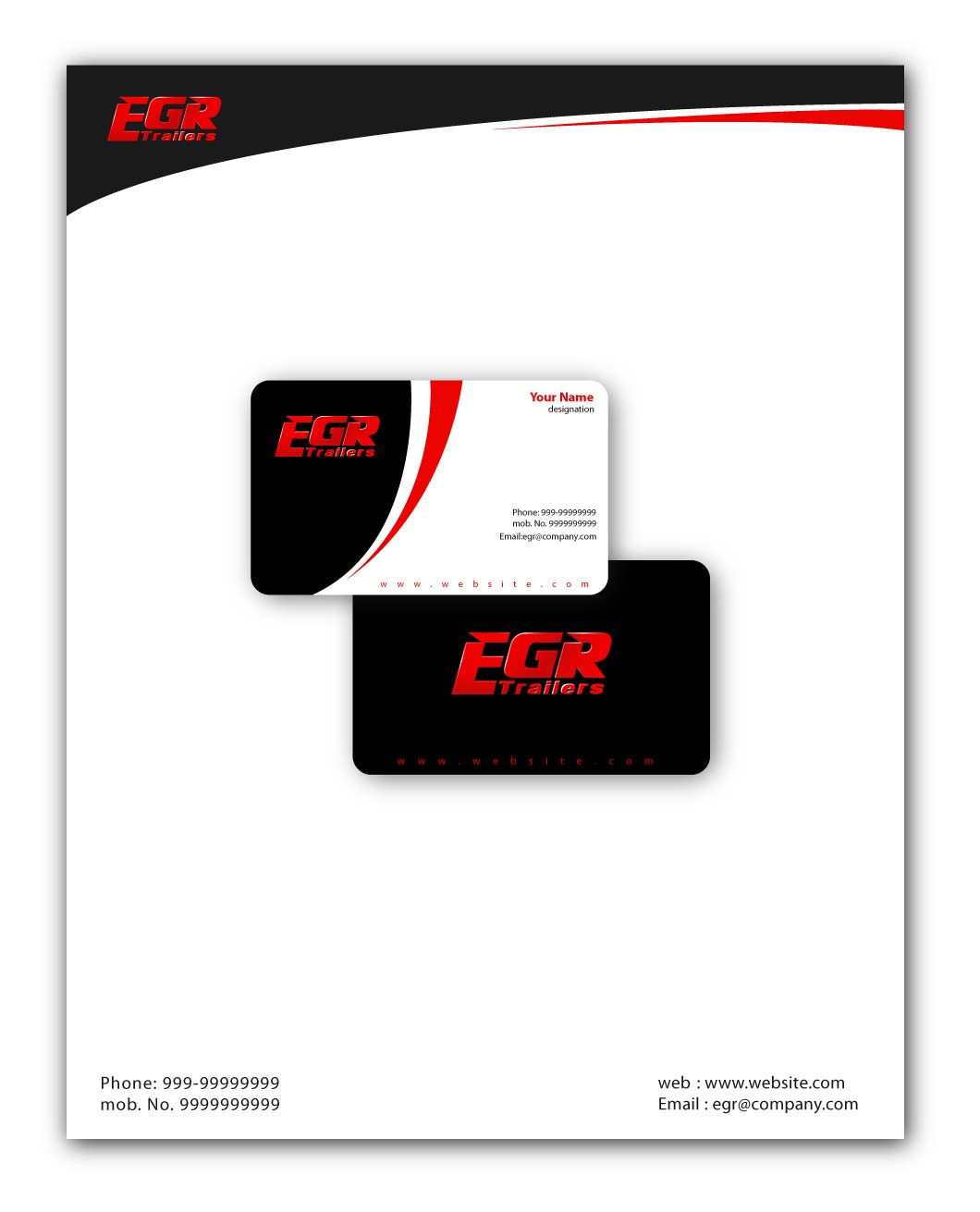 Design de Logo par Creative Zone pour EGR Trailers | Design #3395005