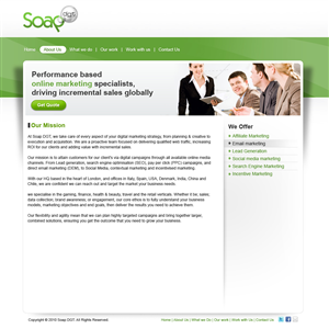 Soap DGT - Website | Web Design by Sky Ram