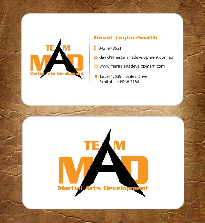 Business Card Design by Sandy1155 for Martial Arts Development | Design #3374452