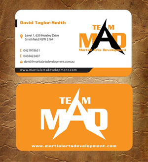 Business Card Design by Sandy1155 for Martial Arts Development | Design: #3374457