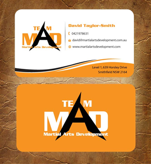 Business Card Design by Sandy1155 for Martial Arts Development | Design: #3374465