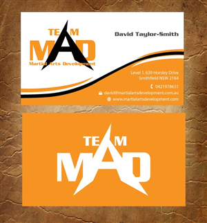 Business Card Design by Sandy1155 for Martial Arts Development | Design: #3374481
