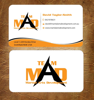 Business Card Design by Sandy1155 for Martial Arts Development | Design: #3374486
