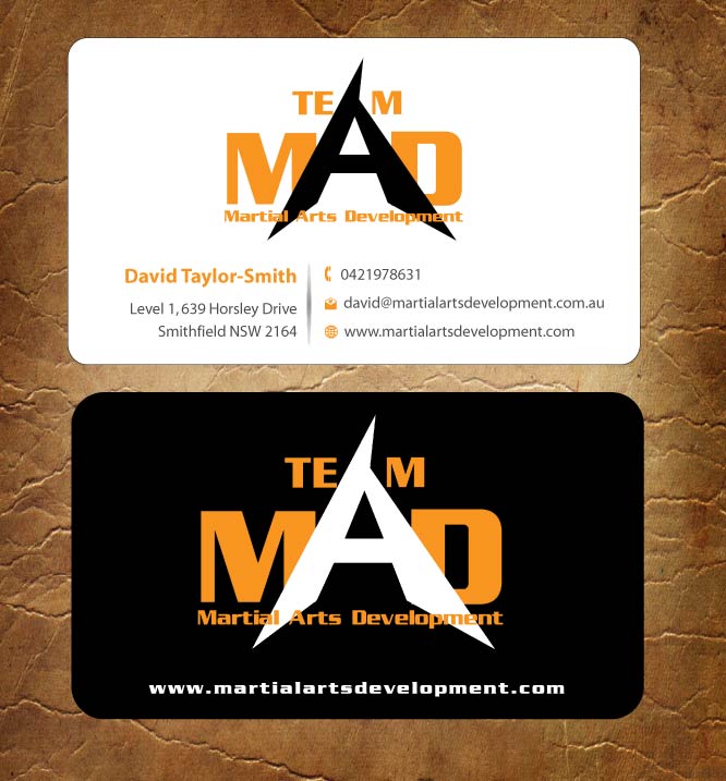 Business Card Design by Sandy1155 for Martial Arts Development | Design #3374492