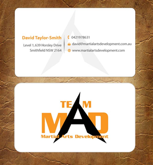 Business Card Design by Sandy1155 for Martial Arts Development | Design: #3374503